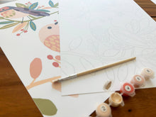 Load image into Gallery viewer, Birds on a Branch Meditative Art Paint by Number Kit | Breathe People