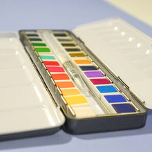 Load image into Gallery viewer, Bailey Rae Studio | 24 Color Watercolor Paint Palette