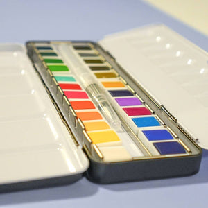 Bailey Rae Studio | 24 Color Watercolor Paint Palette