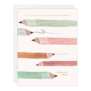 Pencils - Graduation Card | Seedlings