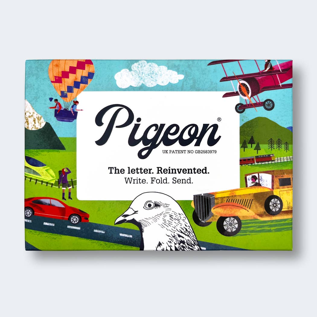 Hop-on-Board Pigeon letter pack | pigeonposted