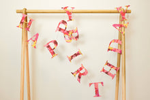 Load image into Gallery viewer, Happy Birthday Recycled Red Mix Sewn Garland | East End Press