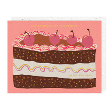 Load image into Gallery viewer, Slice of Cake Birthday Card | Seedlings