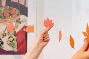 Autumn Leaves Sewn Garland | East End Press