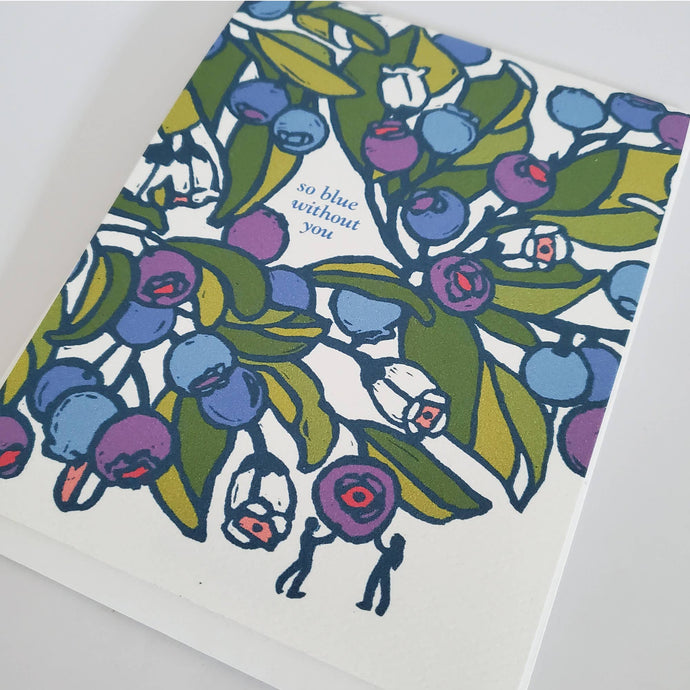 Little Green - So Blue Without You Friendship Thinking of You Greeting Card