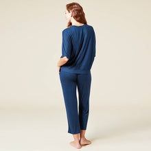 Load image into Gallery viewer, Dream Jersey Relaxed V-neck with Capri Lounge Set for Women | Softies