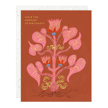 Load image into Gallery viewer, Heart of Flowers Birthday Card | Seedlings