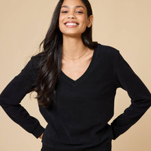 Load image into Gallery viewer, Softies | Vintage Velvet V-Neck with Wide Leg Pant