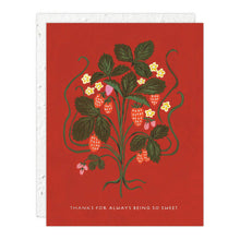 Load image into Gallery viewer, Sweet Strawberry Thank You Card | Seedlings