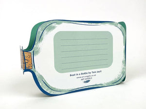 Art Angels | Boat in a Bottle 3D Card by Tom Jay