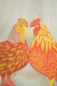 Chickens Concertina Garland | East End Press