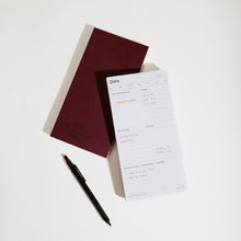 Load image into Gallery viewer, Daily Task Notepad Planner in White/Grey | Case Study