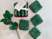 Load image into Gallery viewer, Christmas Scrubbies in a Berry Basket | Dot and Army