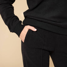 Load image into Gallery viewer, Softies | Vintage Velvet Raglan Crew Neck with Pintuck Wide Leg Pant