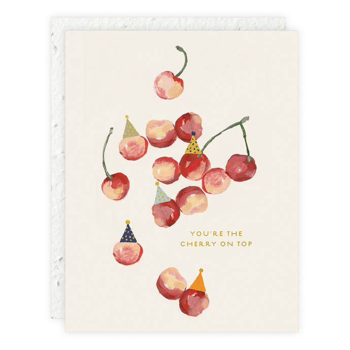 Cherry On Top  - Birthday Card | Seedlings