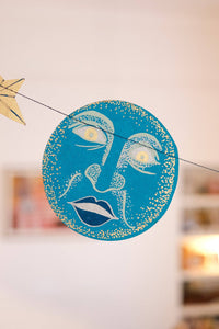 Man on the Moon Sewn Garland | East End Press