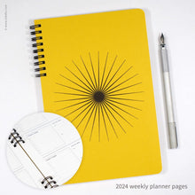 Load image into Gallery viewer, Big Burst Weekly Planner | Inkello Letterpress