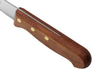 Praxis Curved Bread Wavy Edge Knife w/ Rosewood Handle, 10” | Mercer