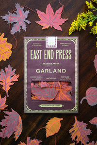 Autumn Leaves Sewn Garland | East End Press