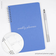 Load image into Gallery viewer, Cursive Design Weekly Planner | Inkello Letterpress