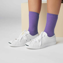Load image into Gallery viewer, Everyday Solid Crew Socks — Wisteria | Hooray Sock Co.