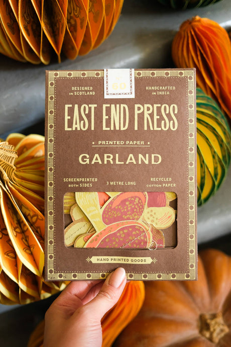 Mushroom Sewn Garland | East End Press