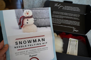 Bear Creek Felting | Snowman Needle Felting Kit
