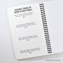 Load image into Gallery viewer, My Book of Faces Four-Panel Sketchbook | Inkello Letterpress