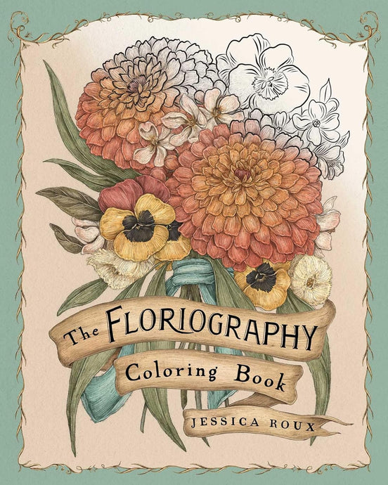 The Floriography Coloring Book | Jessica Roux