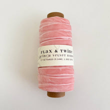 Load image into Gallery viewer, Velvet Ribbon 3/8" 10 Yards | Flax &amp; Twine