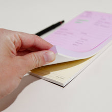 Load image into Gallery viewer, Daily Task Notepad Planner Pink &amp; Yellow | Case Study