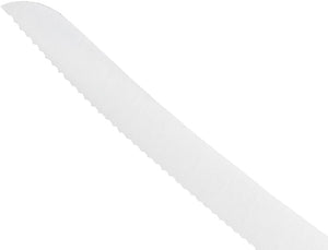 Praxis Curved Bread Wavy Edge Knife w/ Rosewood Handle, 10” | Mercer