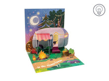 Load image into Gallery viewer, Up With Paper - Camper Pop-Up Greeting Card with Light