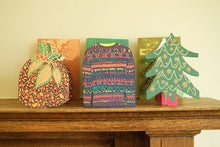 Load image into Gallery viewer, Christmas Pudding Concertina Card | East End Press