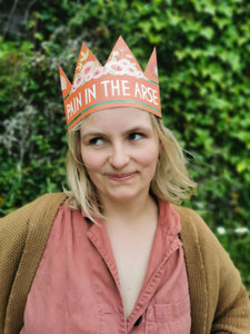Hadley - Pain In The Arse Party Hat Card