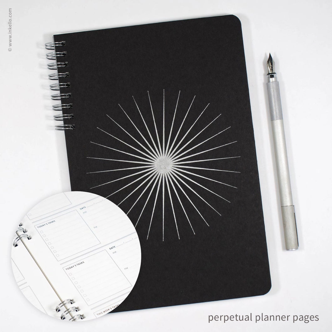 Big Burst Weekly Planner | Inkello Letterpress