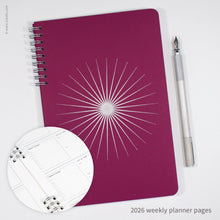 Load image into Gallery viewer, Big Burst Weekly Planner | Inkello Letterpress