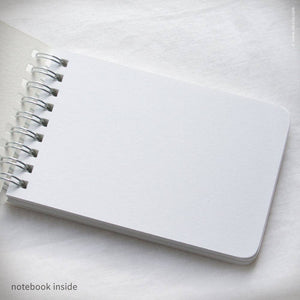 Heart Knitting Spiral Notebook | Inkello Letterpress