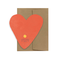 Load image into Gallery viewer, Heart Blink Die Cut Card | Isatopia