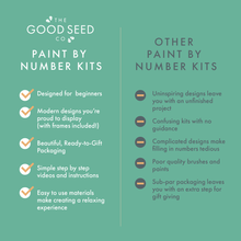 Load image into Gallery viewer, The Good Seed | Minimalist Paint-by-Number Kit - Flowers | Breathe People