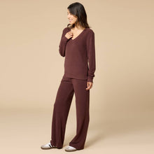 Load image into Gallery viewer, Softies | Vintage Velvet V-Neck with Wide Leg Pant