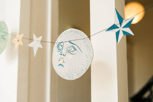 Man on the Moon Sewn Garland | East End Press