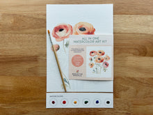 Load image into Gallery viewer, All-In-One Watercolor Kit - Ranunculus Blooms | Breathe People