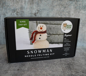 Bear Creek Felting | Snowman Needle Felting Kit