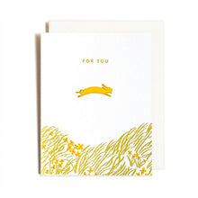 Load image into Gallery viewer, For You Bunny | Homework Letterpress Studio