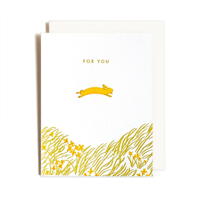 For You Bunny | Homework Letterpress Studio