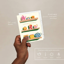 Load image into Gallery viewer, Spill the Tea Love + Friendship Card | Seedlings