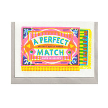 Load image into Gallery viewer, A Perfect Match A6 Card | The Printed Peanut Homeware &amp; Stationery