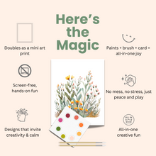 Load image into Gallery viewer, All in One Watercolor Prints/ Postcards : Abstract Flowers | Breathe People