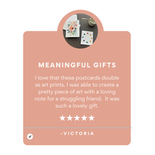 Load image into Gallery viewer, All in One Watercolor Prints/ Postcards : Abstract Flowers | Breathe People